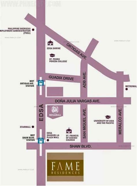 fame residences location|Location .